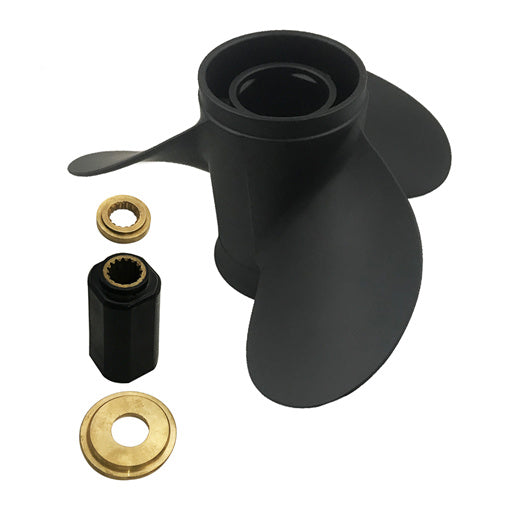 Suzuki Aluminum Propeller 25-30 (1983 & Newer) | 10 1/4 x 9-15 Pitch | High Thrust |3-4 Blades