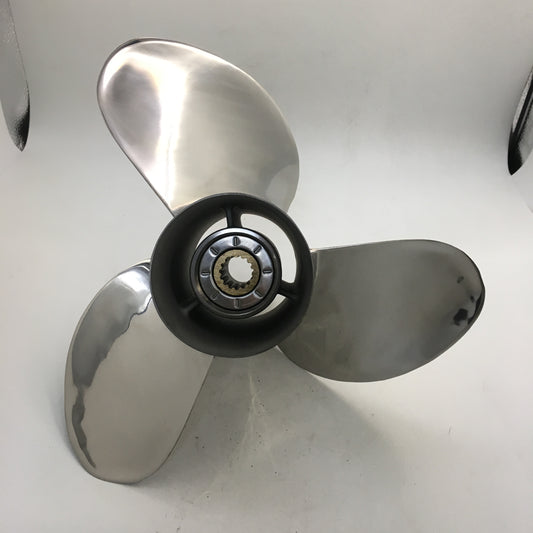 Suzuki Stainless Steel Propeller 150-300 HP 14 3/4 x 15-21 Pitch 15 Teeth
