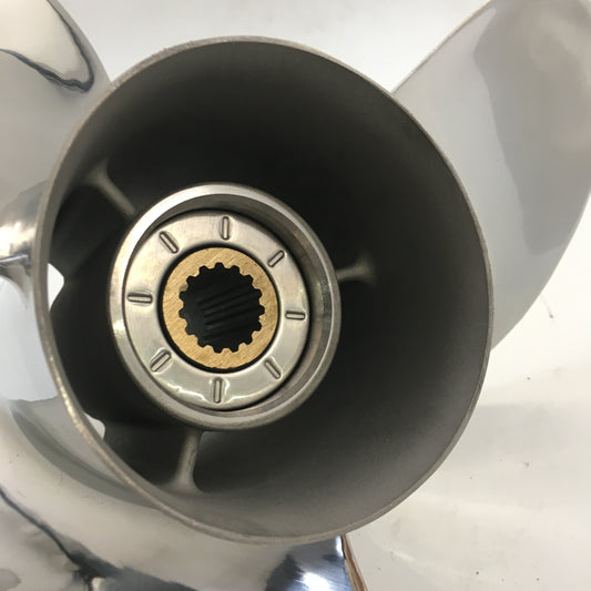 Suzuki Stainless Steel Propeller 150-300 HP 15 3/8 x 14-16 Pitch 15 Teeth