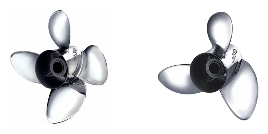 Understanding the key differences between 3 blade vs 4 blade propellers for boaters