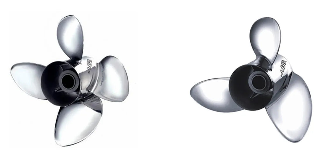 How to Choose Between 3 Blade vs 4 Blade Prop Same Pitch for Your Boat