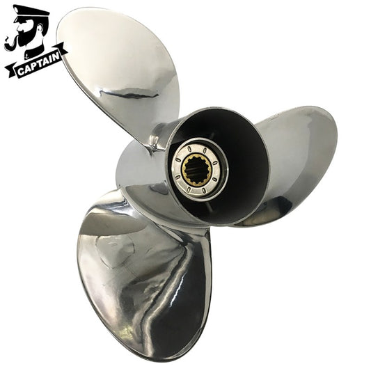 Honda Stainless Steel Propeller - 4.25" Gearcase, 15 Teeth, 60-130 HP