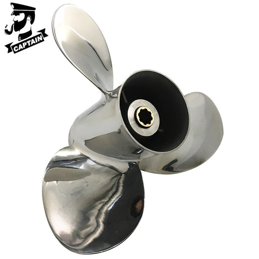 Honda Stainless Steel Propeller - 2.50" Gearcase, 8 Teeth, 8-20 HP